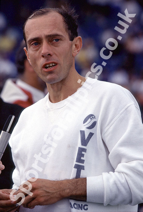 Steve Ovett at the AAA Champs, 1989